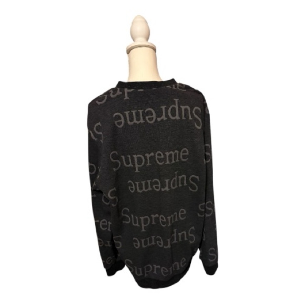 Supreme SS18 Jacquard Logo Crewneck - Picture 3 of 7